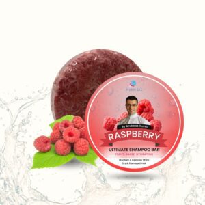 Raspberry Tea Tree Shampoo: Strengthens & Hydrates Dry Hair (Natural, Zero Waste)