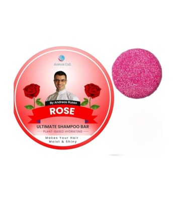 Solid Shampoo Bar (Rose)